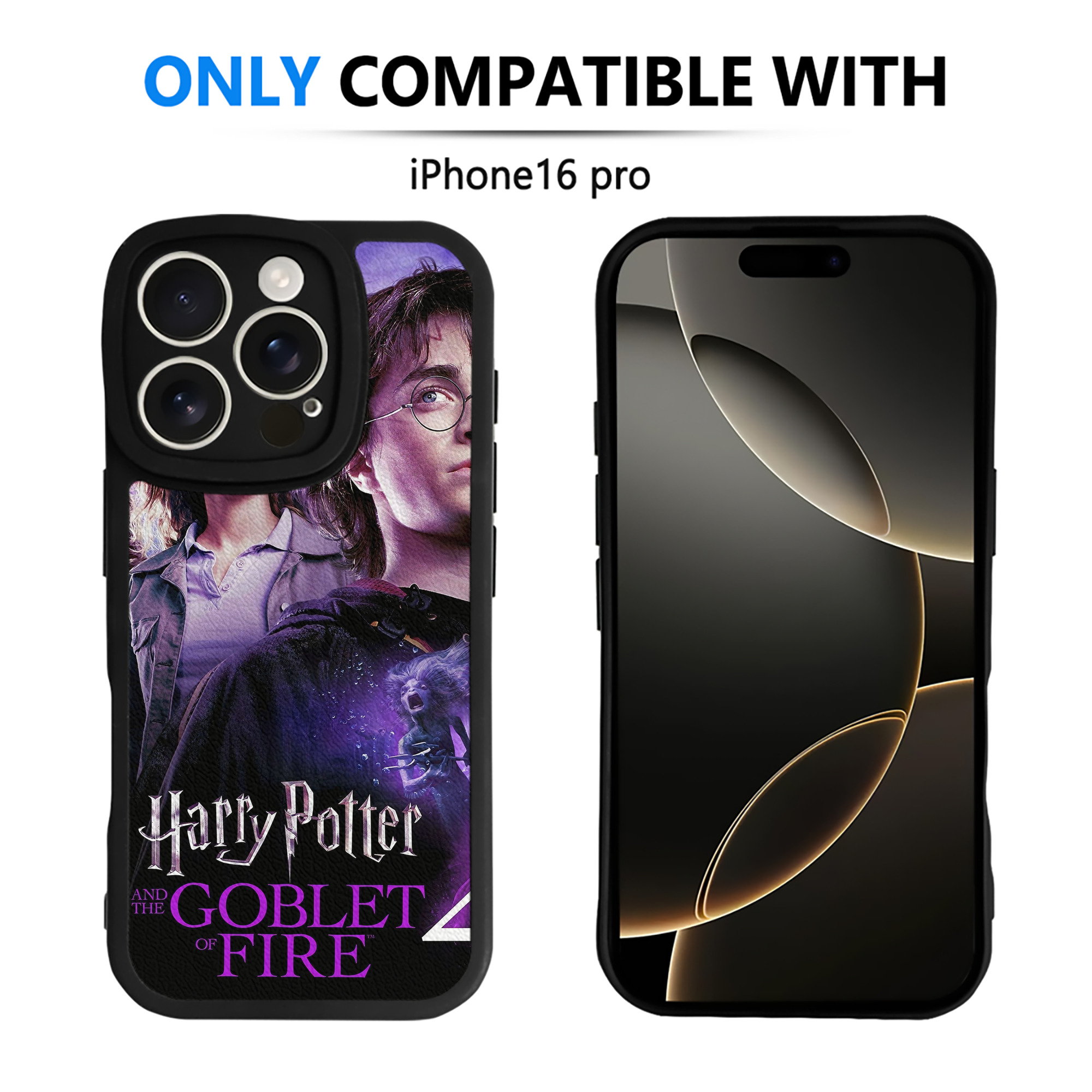 （画像用） Harry Potter ハリー・ポッターシリーズ 【iPhone 16シリーズ対応】シリコンスマホケース（レザー調） 材質：シリコン